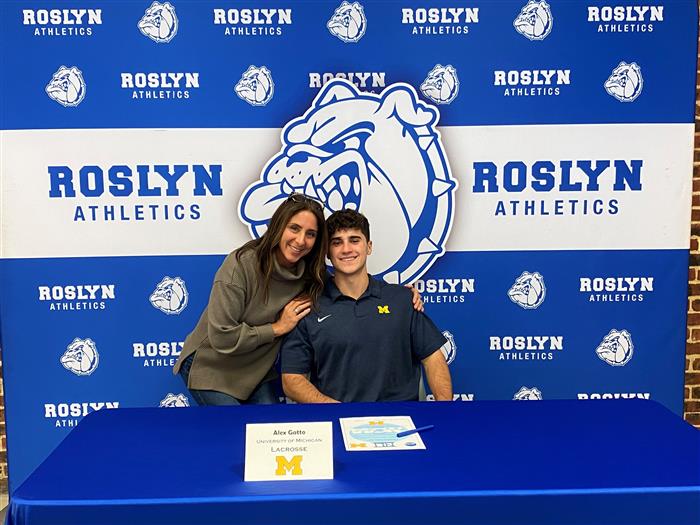 Alex Gatto and Mrs. Lazzaro